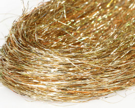 Fine 3D Tinsel Hair, Gold UVR / 10